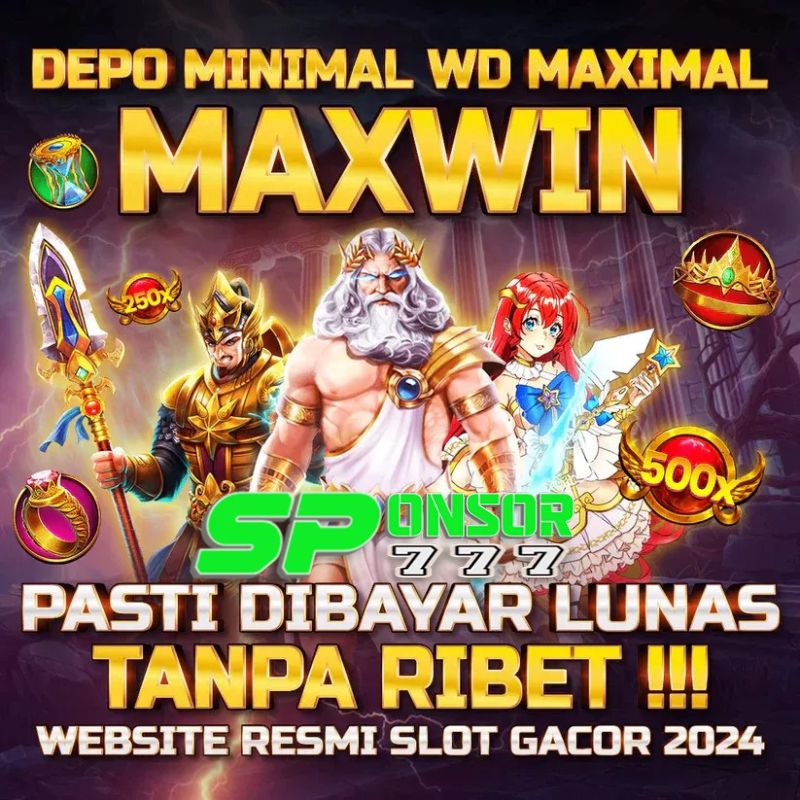 SPONSOR777 Situs Slot Bonus New Member 100% Di Awal TO Kecil Slot777 Resmi Terpercaya